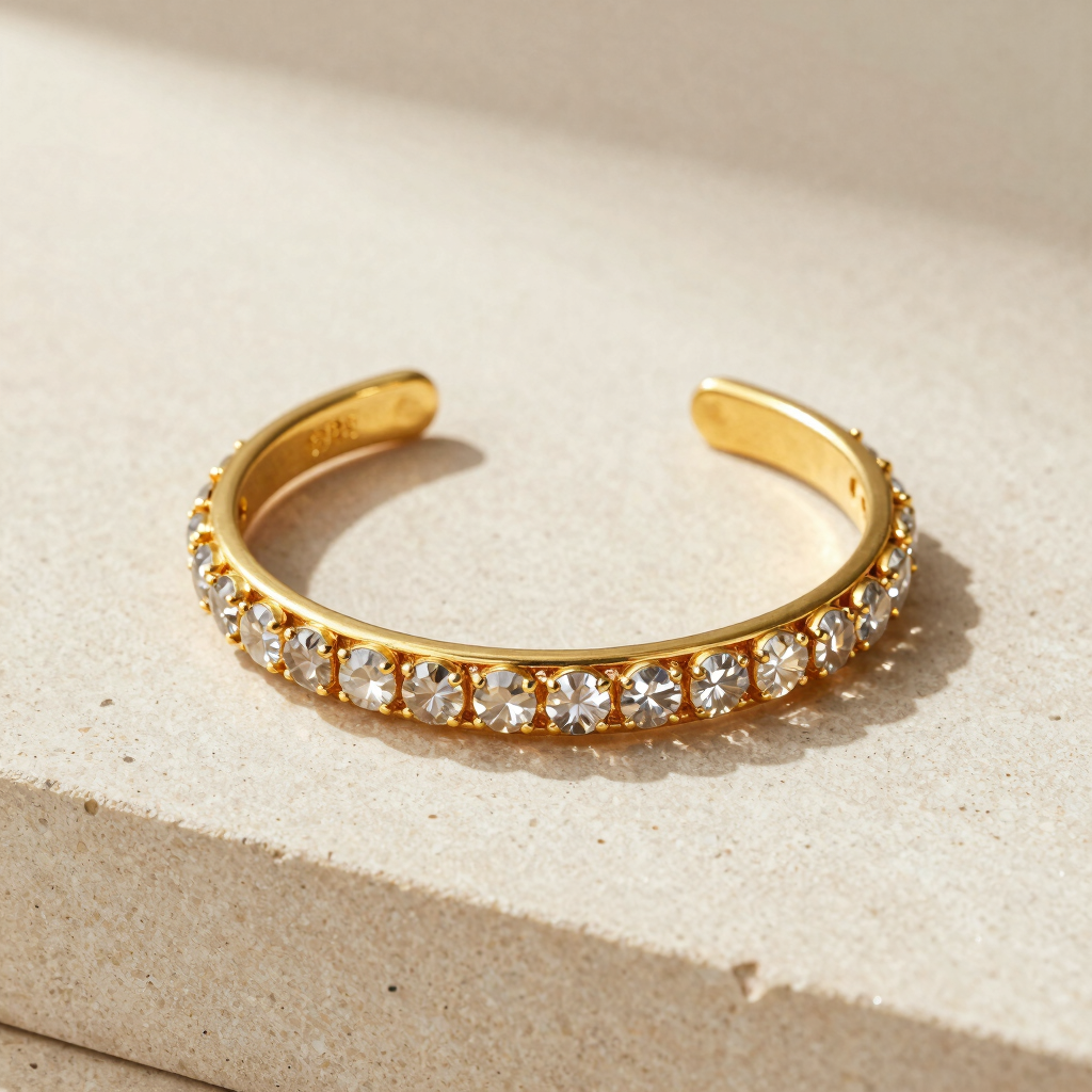 Roohi Polki Open Cuff Bracelet