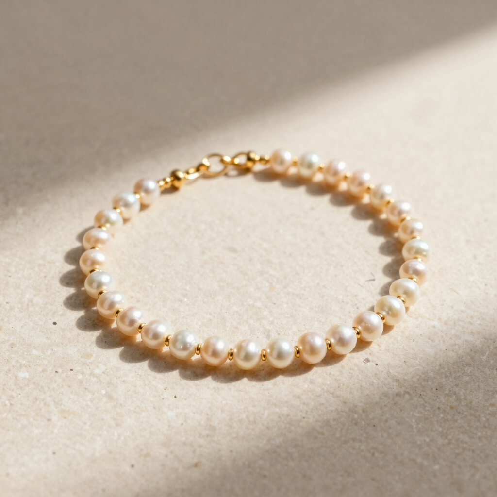 Afreen Pearl Drop Anklet Pair