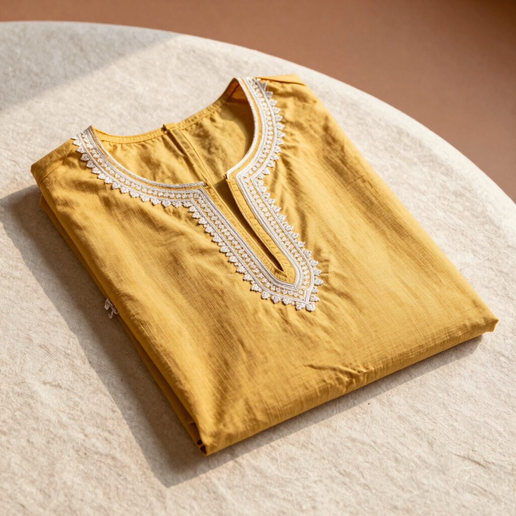 Mustard Georgette Palazzo Set