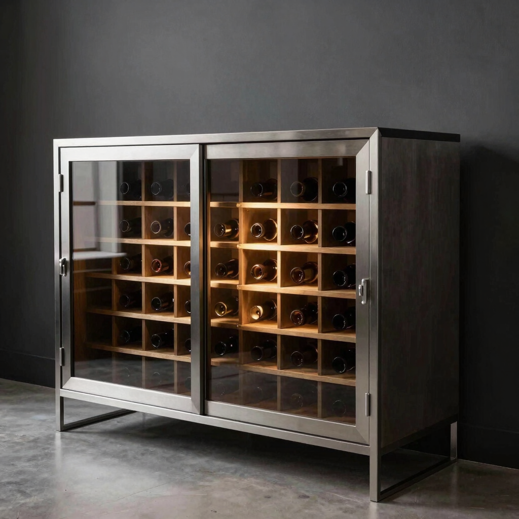 Monolith Credenza Wine Cabinet