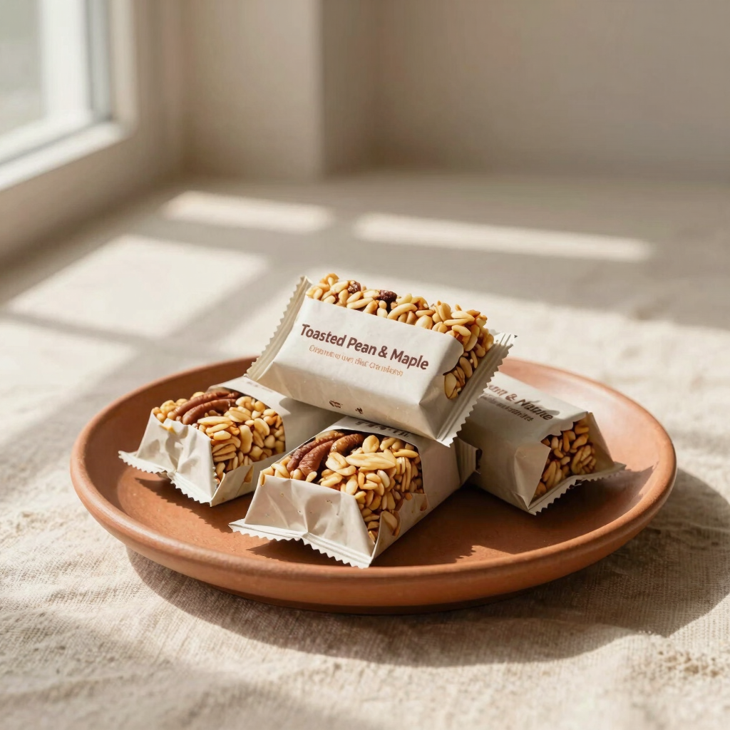 Toasted Pecan & Maple Granola Bars