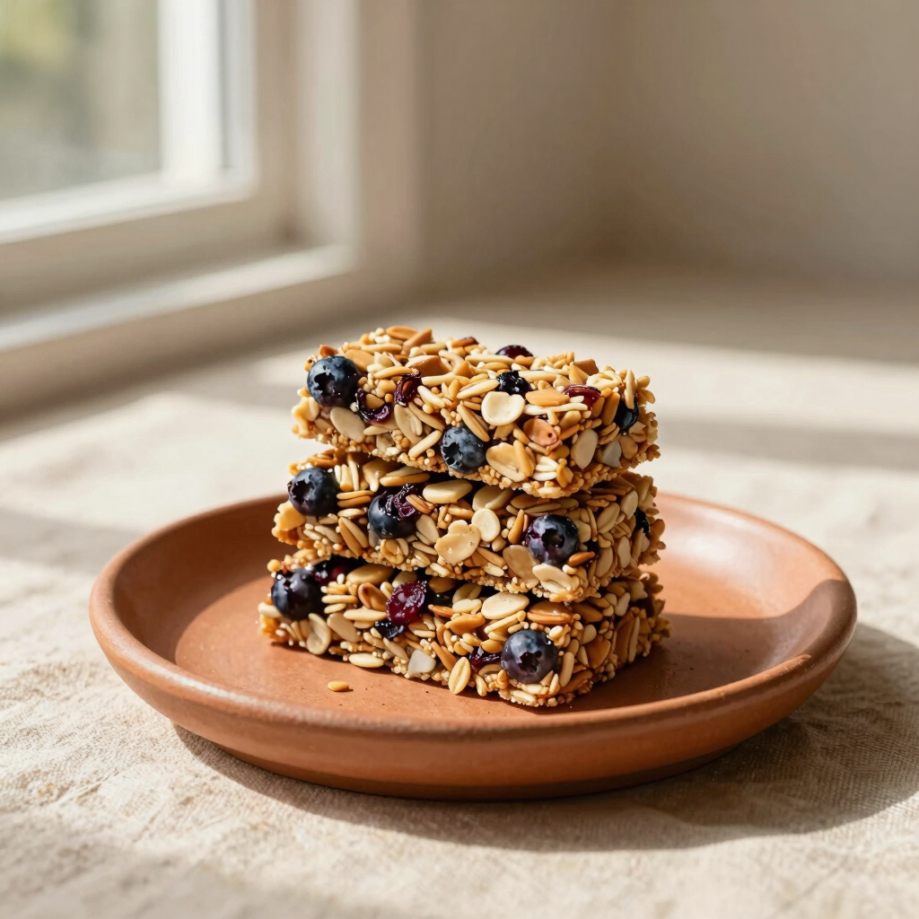 Wild Blueberry & Hemp Heart Bars