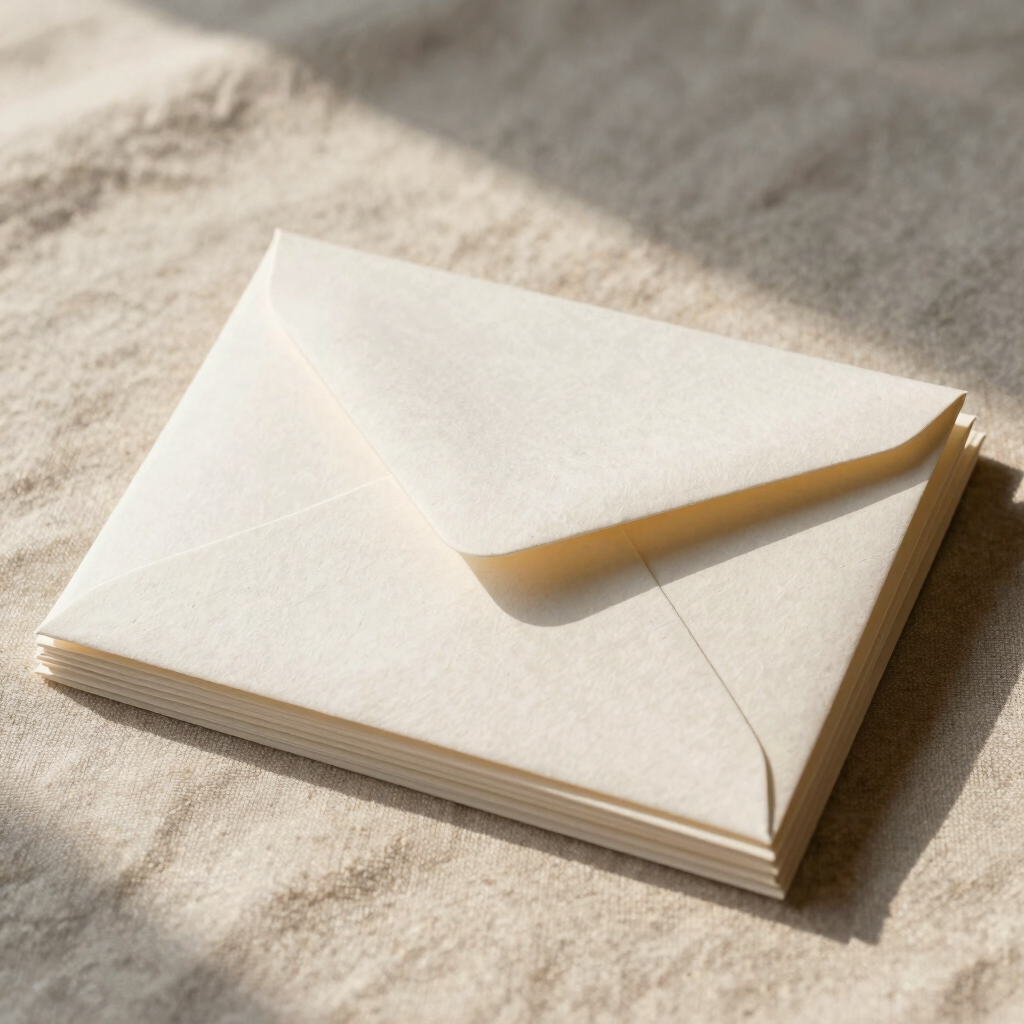 Envelopes de Papel Artesanal Bordas Rasgadas