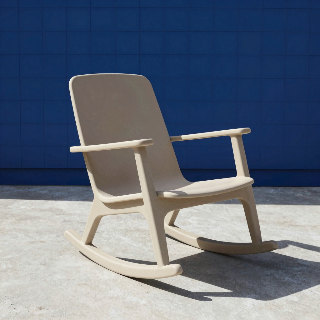 Slab Rocking Chair in Dune