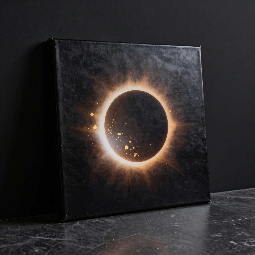 Gilded Eclipse Canvas