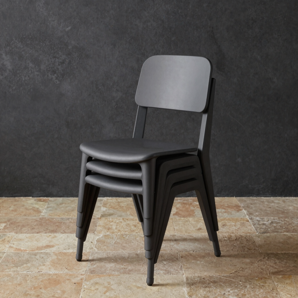 Splay Matte Resin Bistro Chair