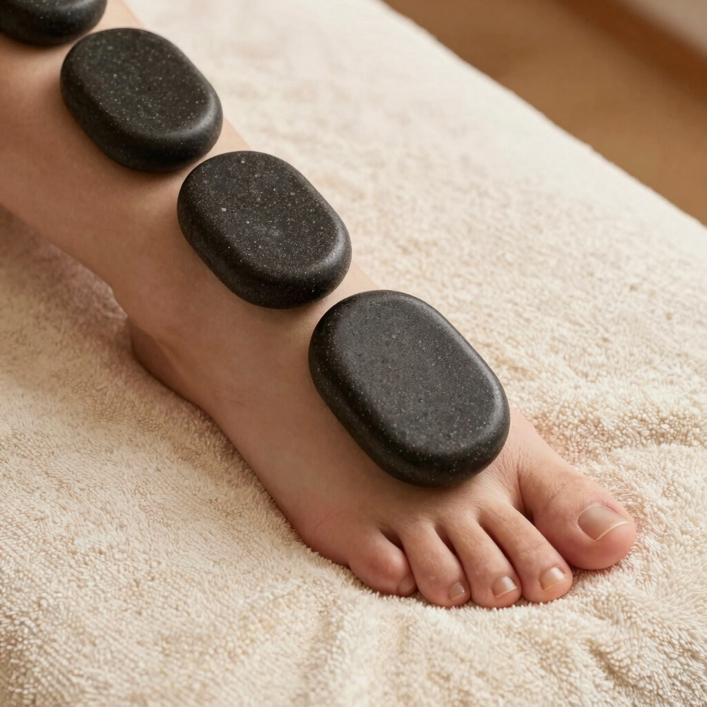 Rejuvenating Warm Stone Pedicure