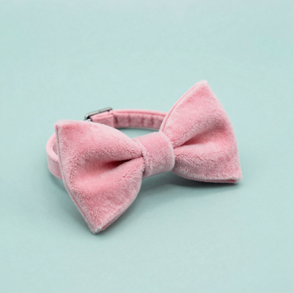 Michi-Moño Ajustable Terciopelo Rosa