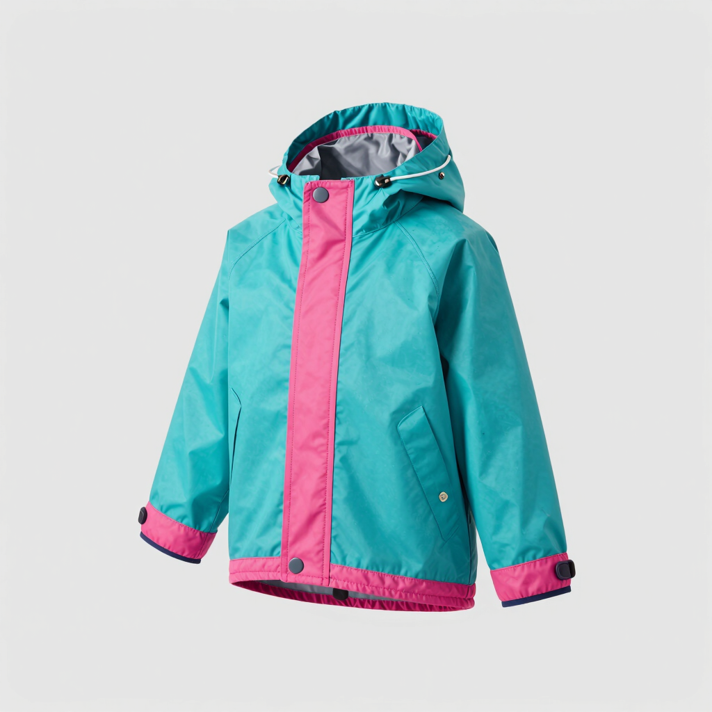 Capa Impermeable Turquesa Coqueta