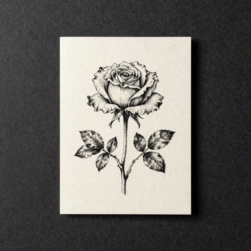 Botanical Decay Sketch Card
