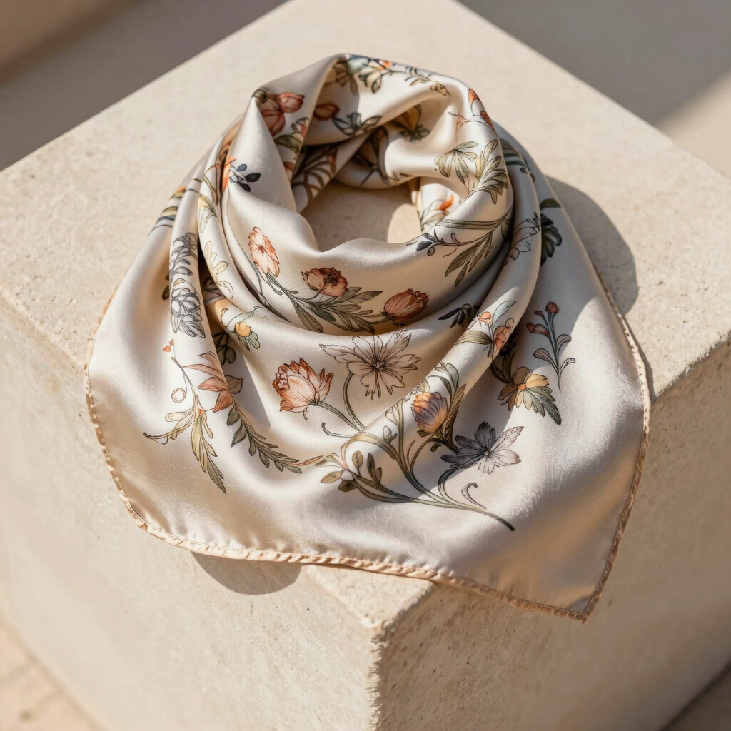 The Proverbs Silk Carre Scarf