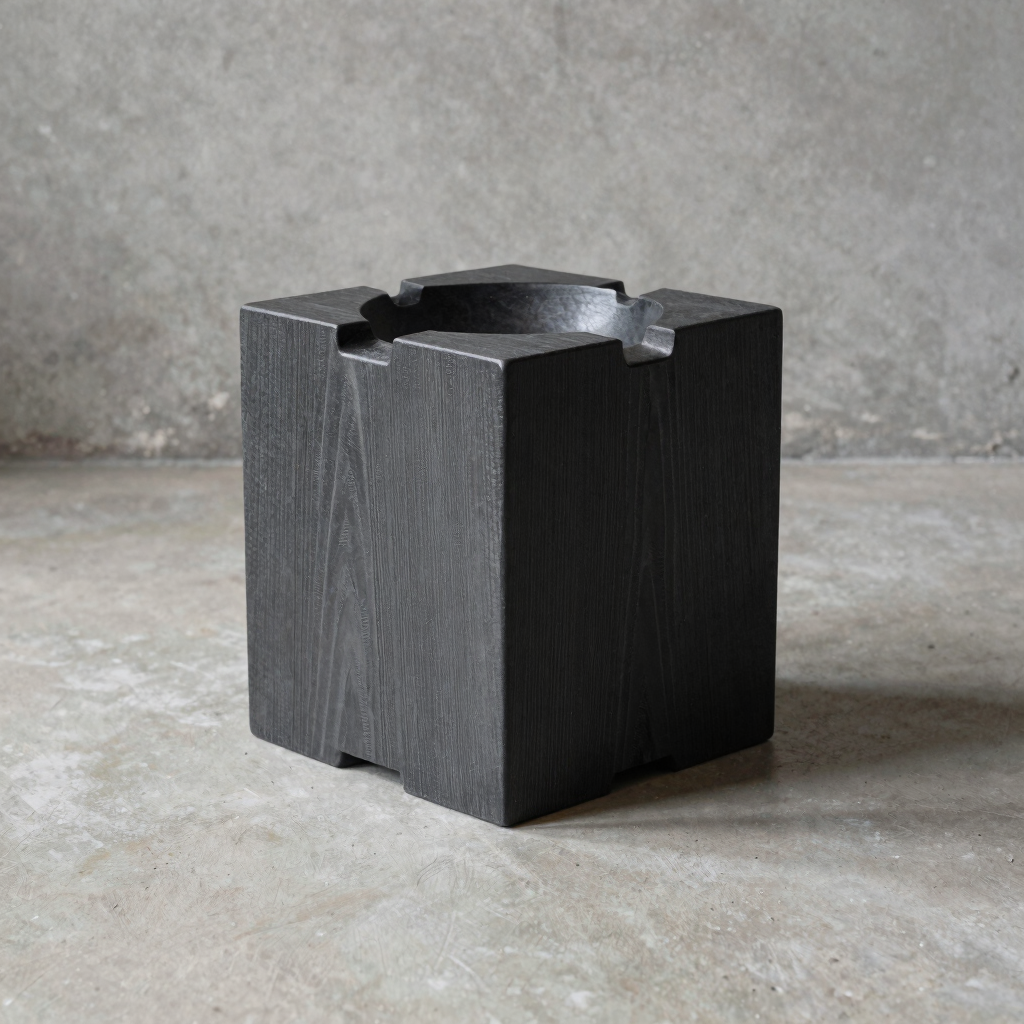 Kohl Charcoal Side Table