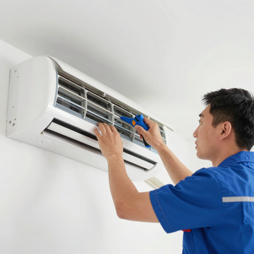 Split AC Deep Cleaning & Sanitization