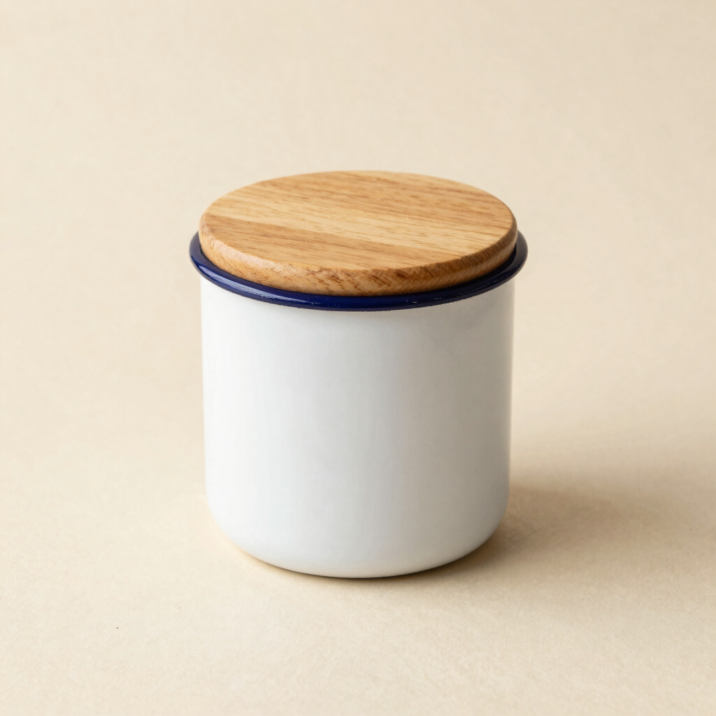 Airtight Enamel Storage Canister
