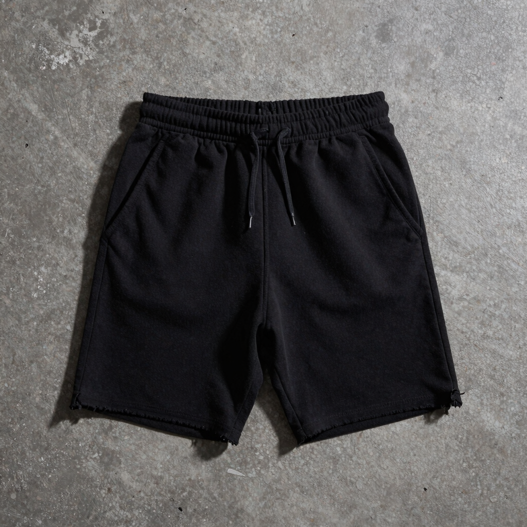 Raw Edge Sweatshorts