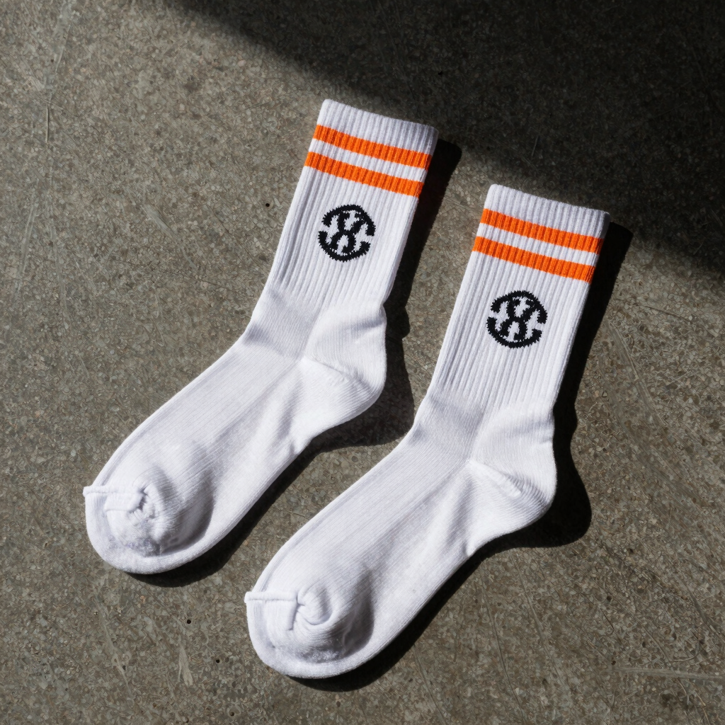 Monogram Ribbed Socks
