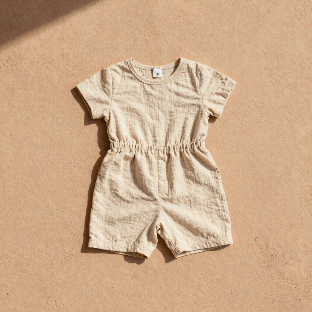 Kids Coastal Linen Romper