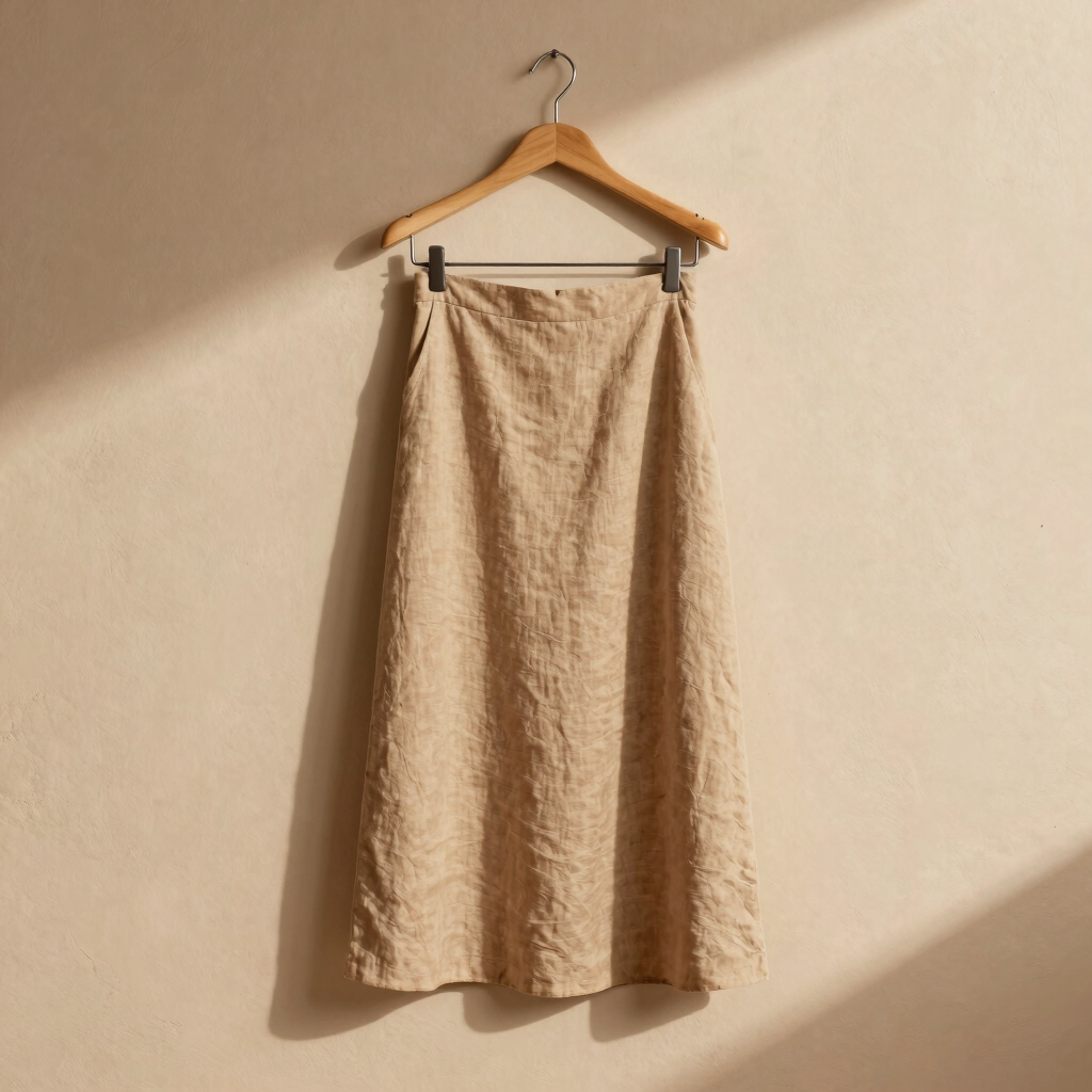 Linen Wrap Skirt