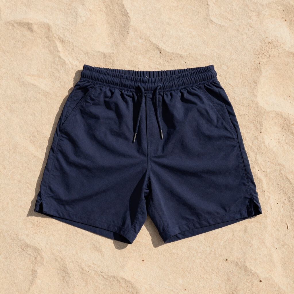 Ocean Navy Drawstring Short