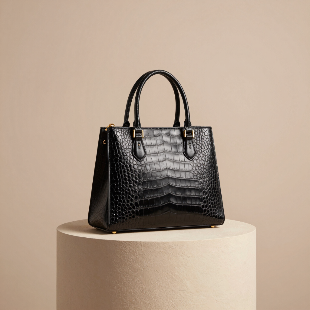 Sac à Main Vintage Croco