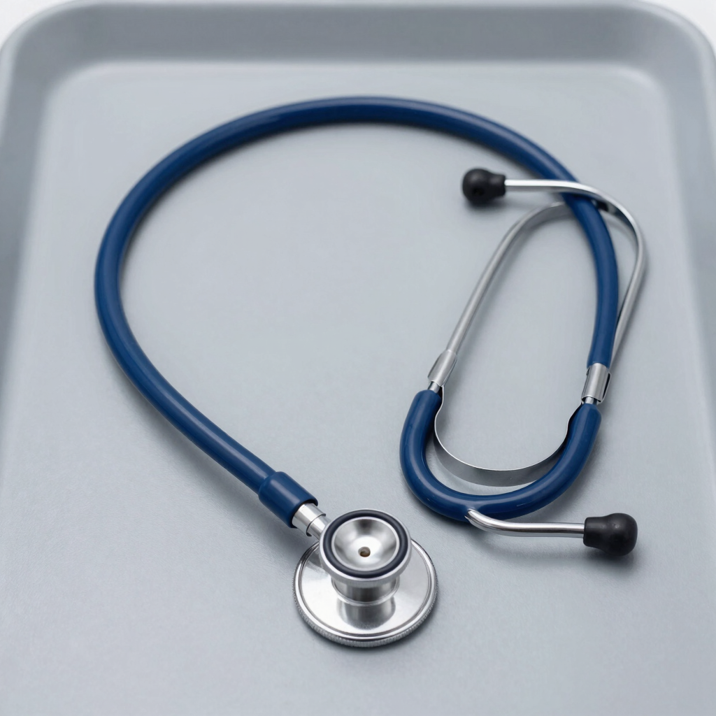 Acoustic Double-Head Stethoscope Blue