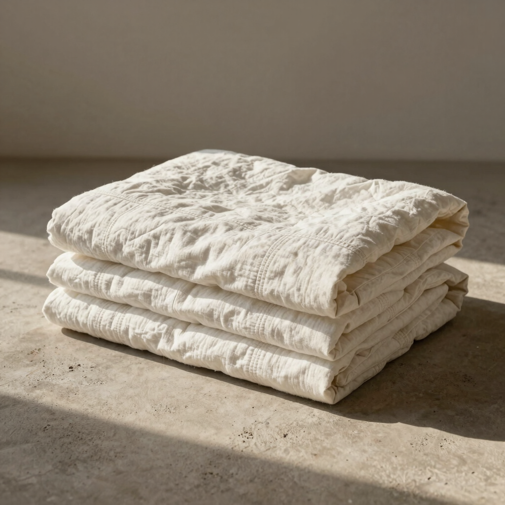 Tonal Stitch Bed Quilt