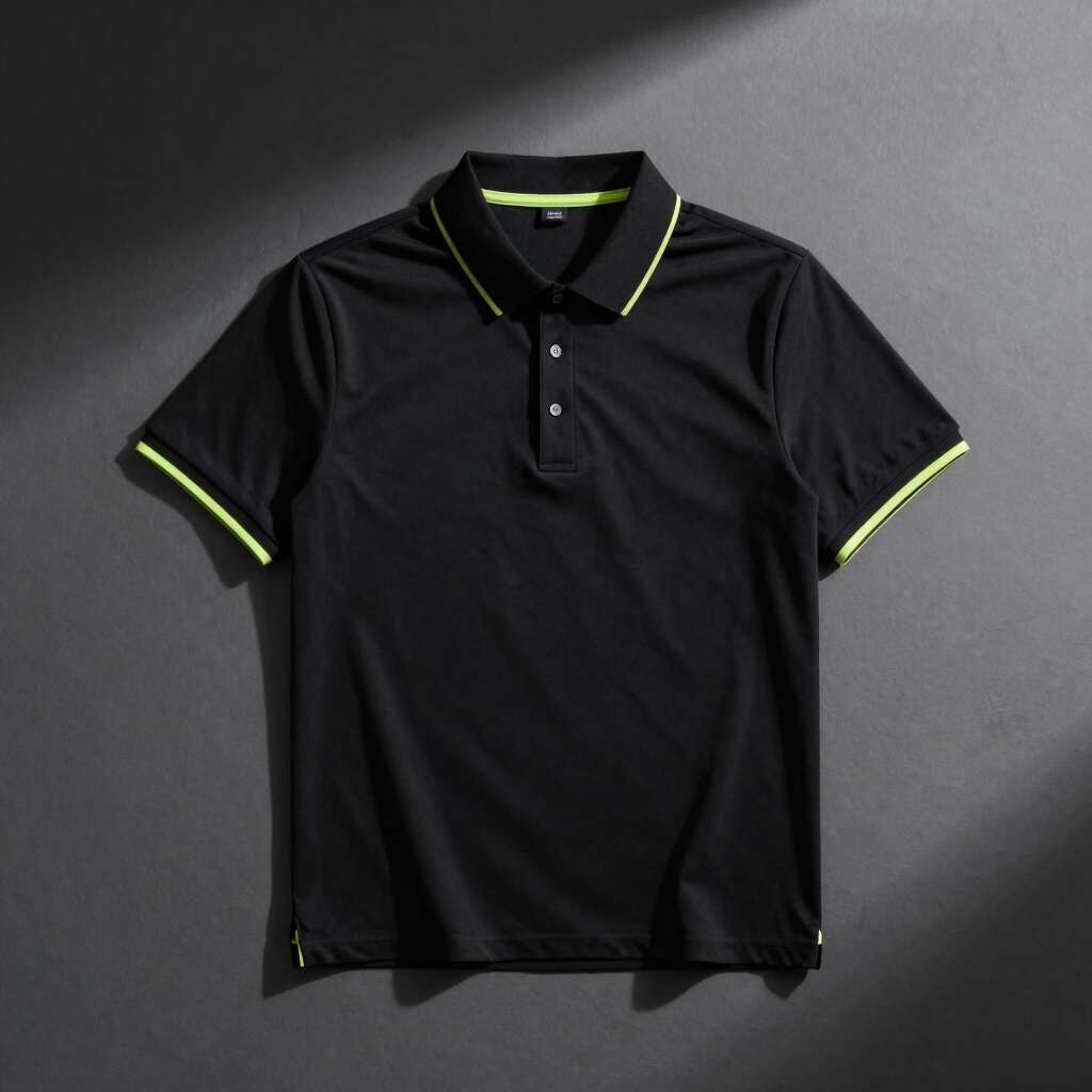 Neon Script Golf Polo