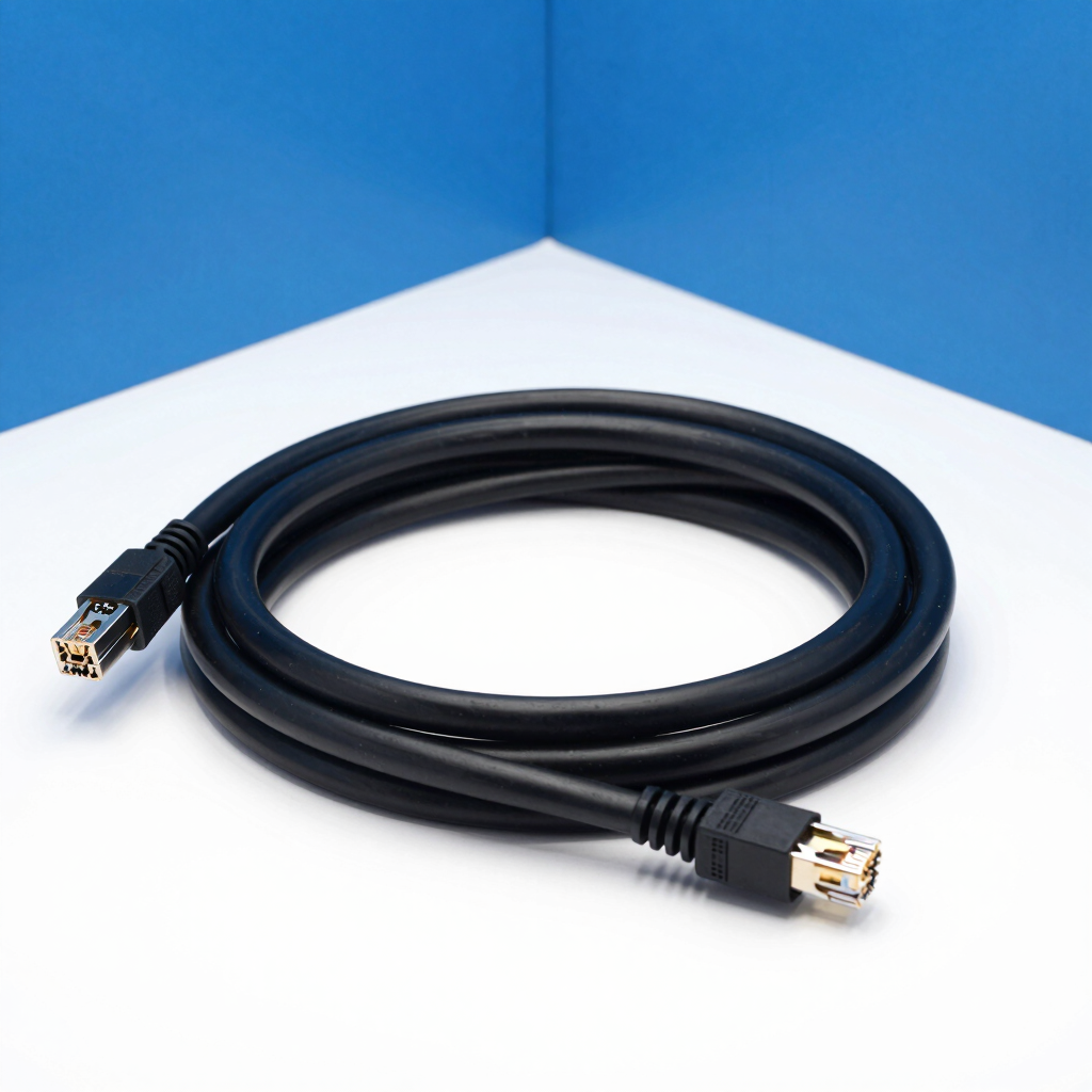 Cabo de Rede CAT6 FTP Preto Patch Cord - 5m