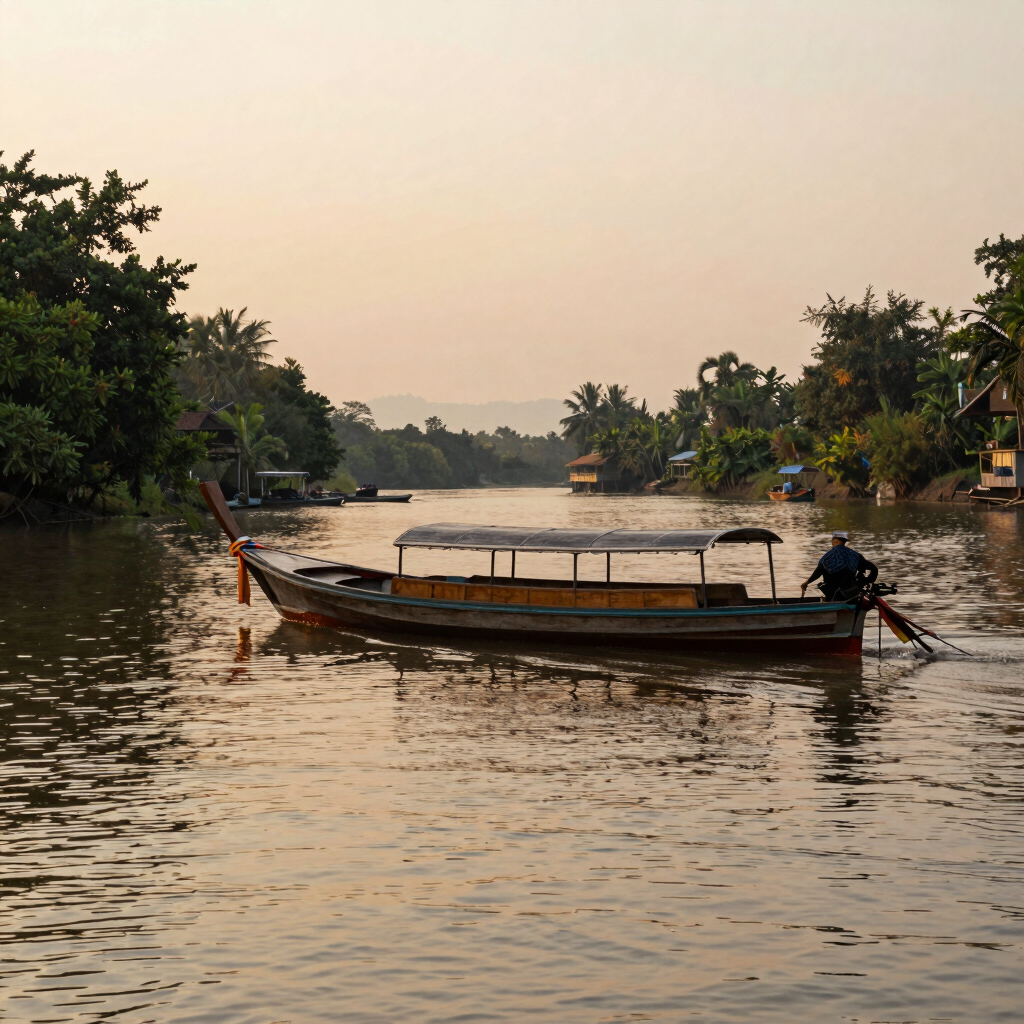บริการล่องเรือชมหิ่งห้อยและแม่น้ำ
