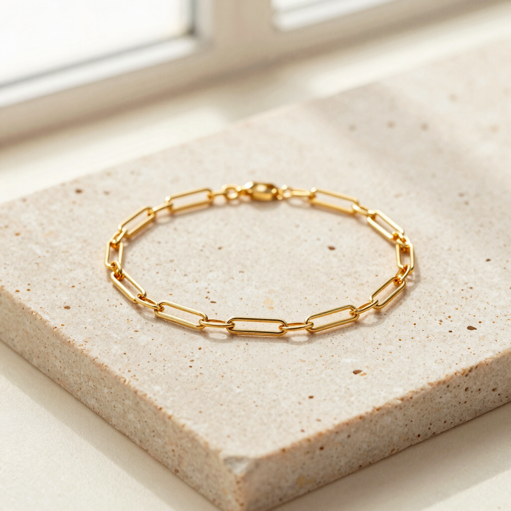 Pulsera Cadena Eslabón Delgado