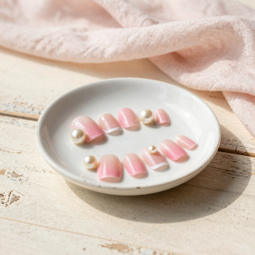Coquette Pearl French Tips