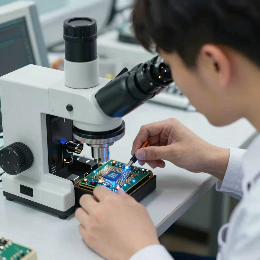 Microsolda em Placa Principal