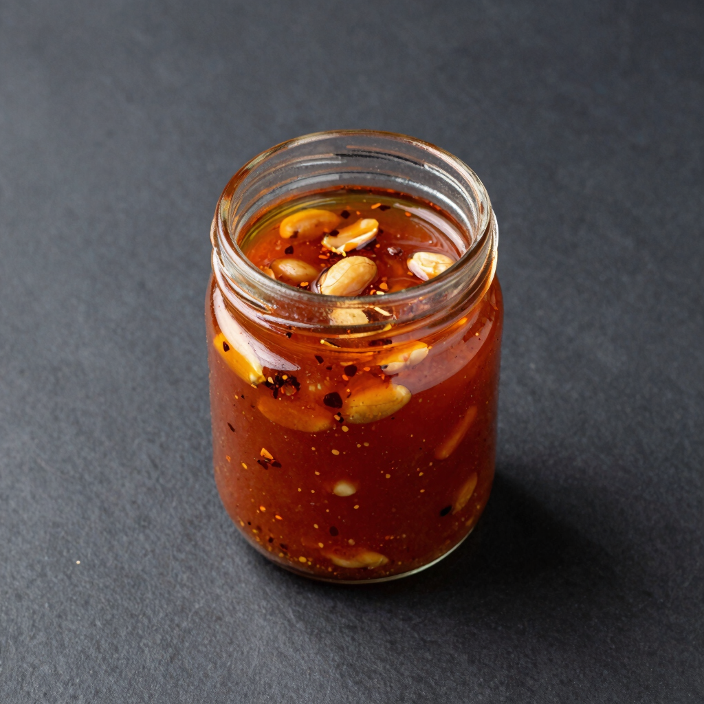 Spicy Chile Peanut Salsa Macha