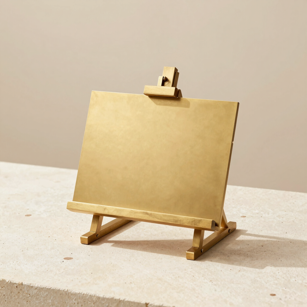 Minimalist Brass Display Easel