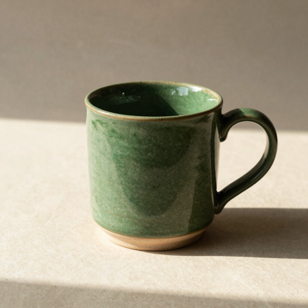 Hand-Thrown Stoneware Coffee Mug