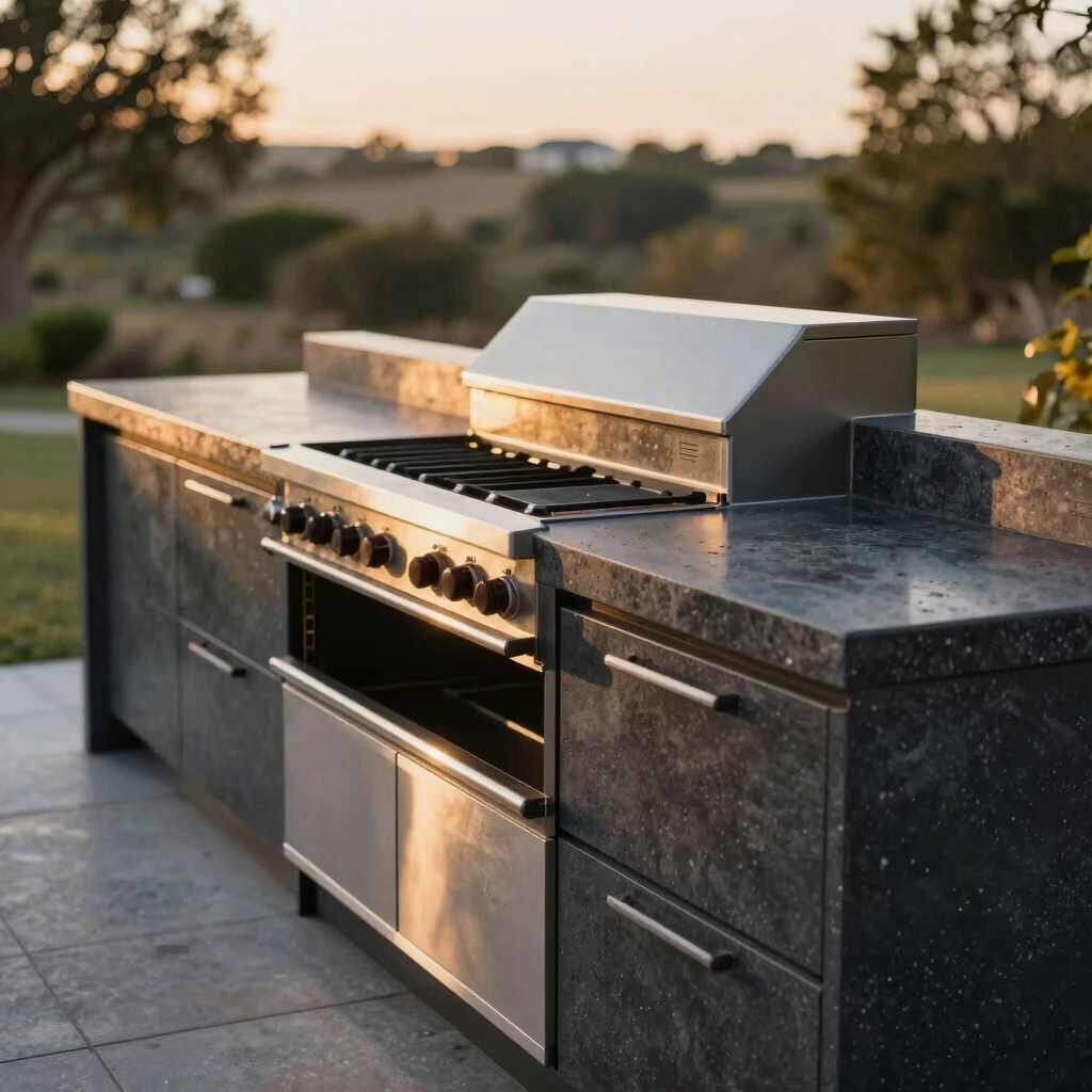 Outdoor Kitchen Concrete Design