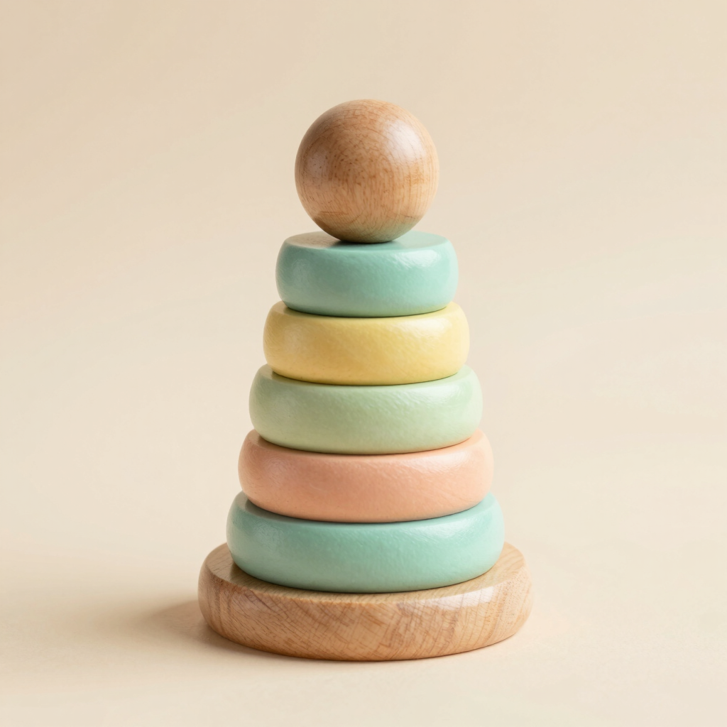 Aura Wooden Stacking Rings