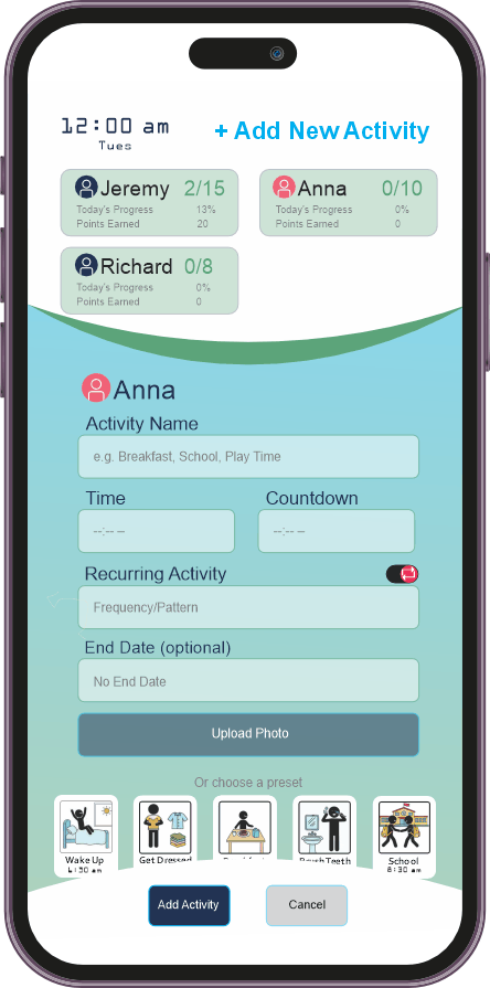 Transition Buddy -Activity Portal for Autism App