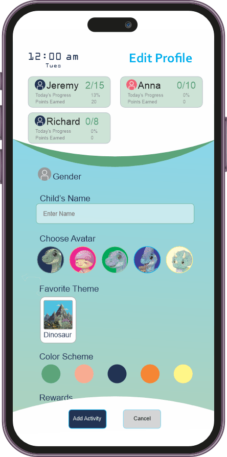 Transition Buddy - Profile Portal for Autism App