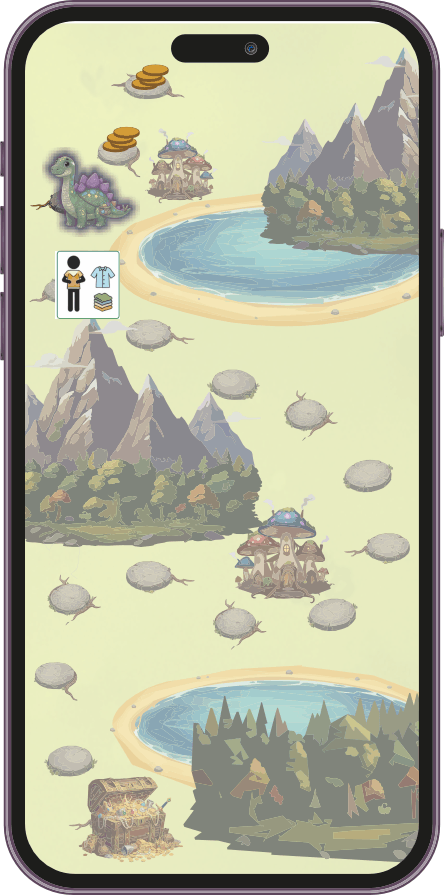 Transition Buddy - Child Awards Map for Autism App
