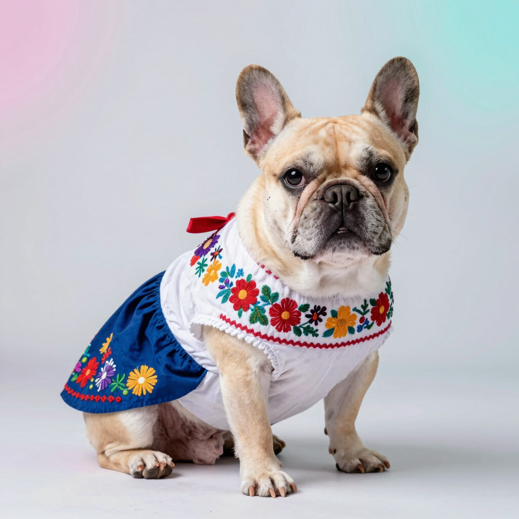 Vestido Mexicano Artesanal Frida