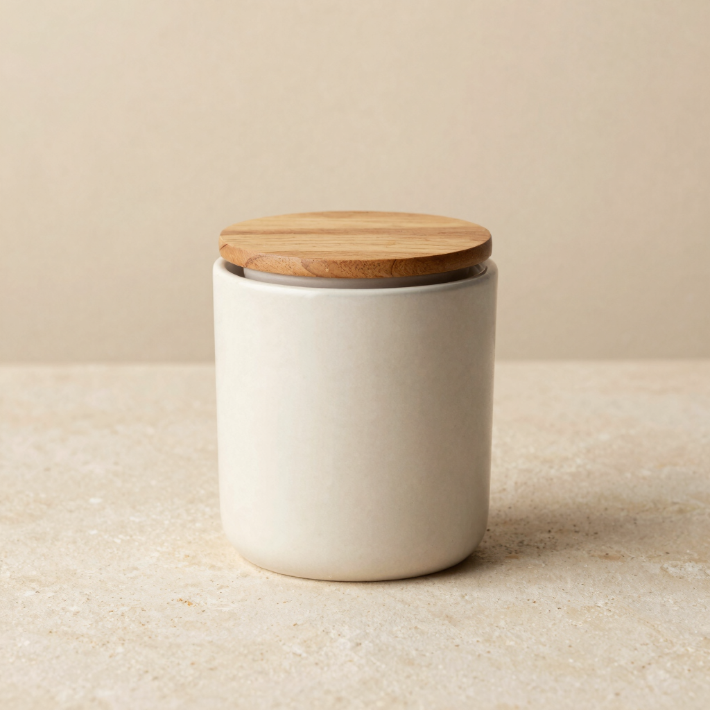 Saffron & Sandalwood Ceramic Urn