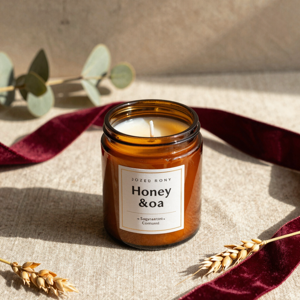 Golden Hour Honey & Oat Candle
