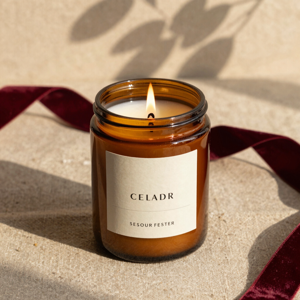 Signature Amber & Oakmoss Soy Candle