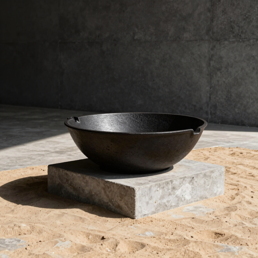 Cast Iron Sculptural Fire Pit