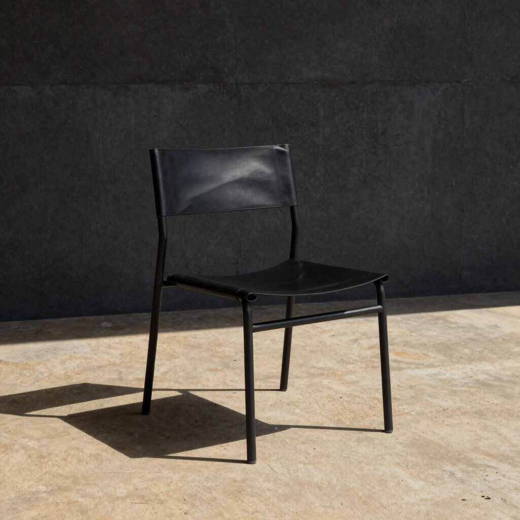 Raw Iron Frame Chair