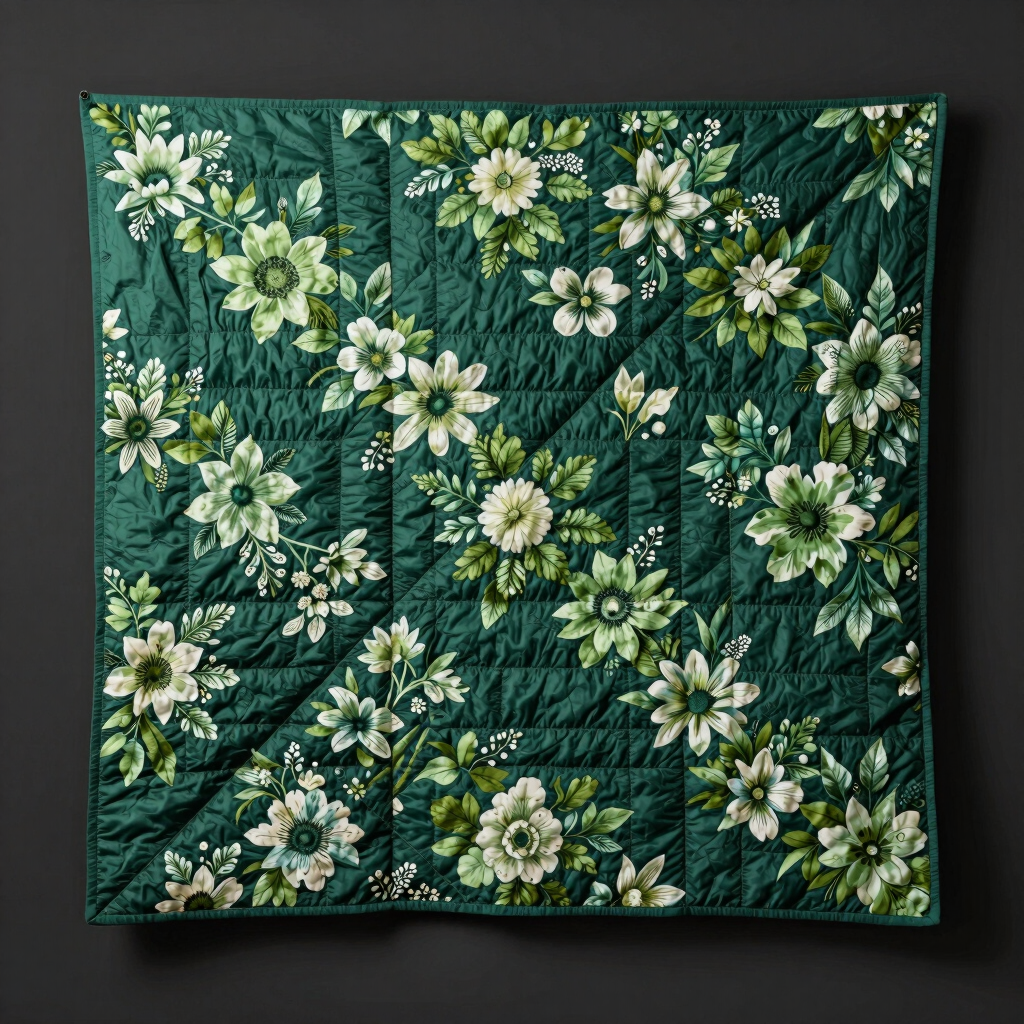 Emerald Dream Flora Quilt