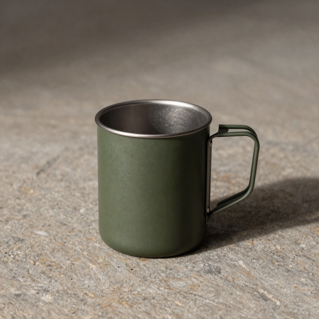 Taza Térmica de Acero Verde Olivo
