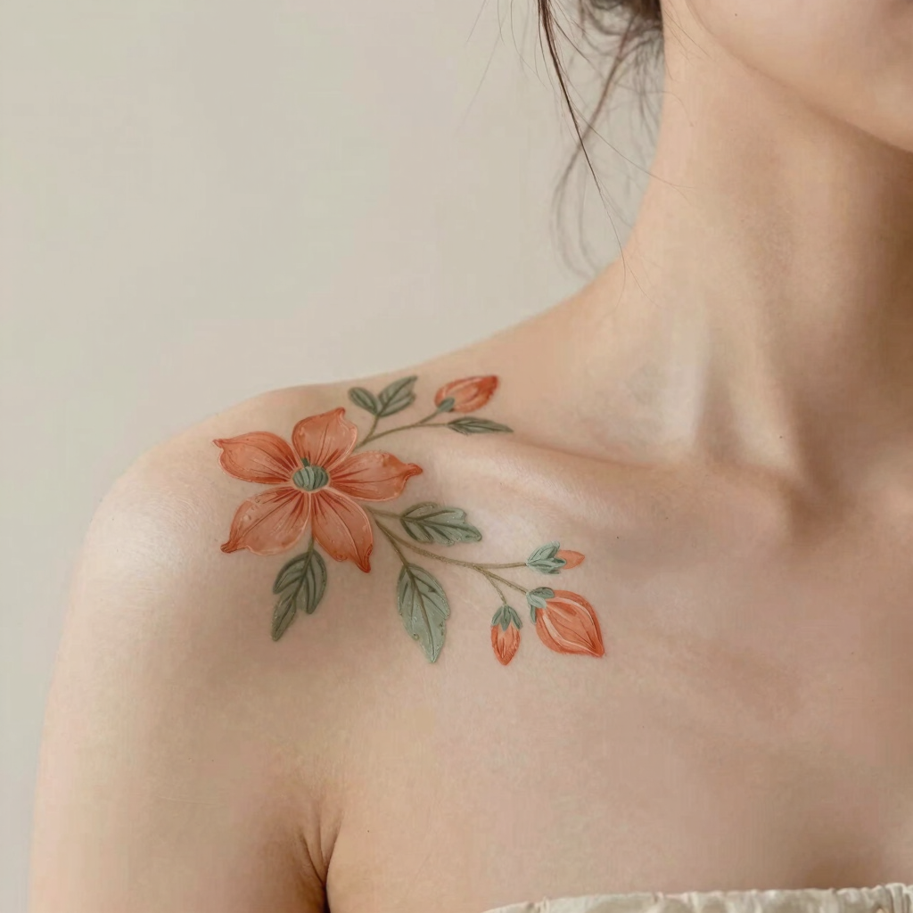 Botanical Body Painting