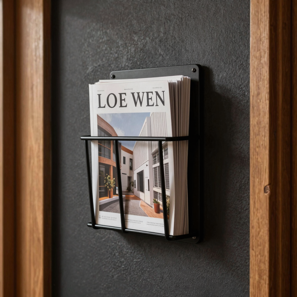 Strata Wall Mounted Magazine Grid